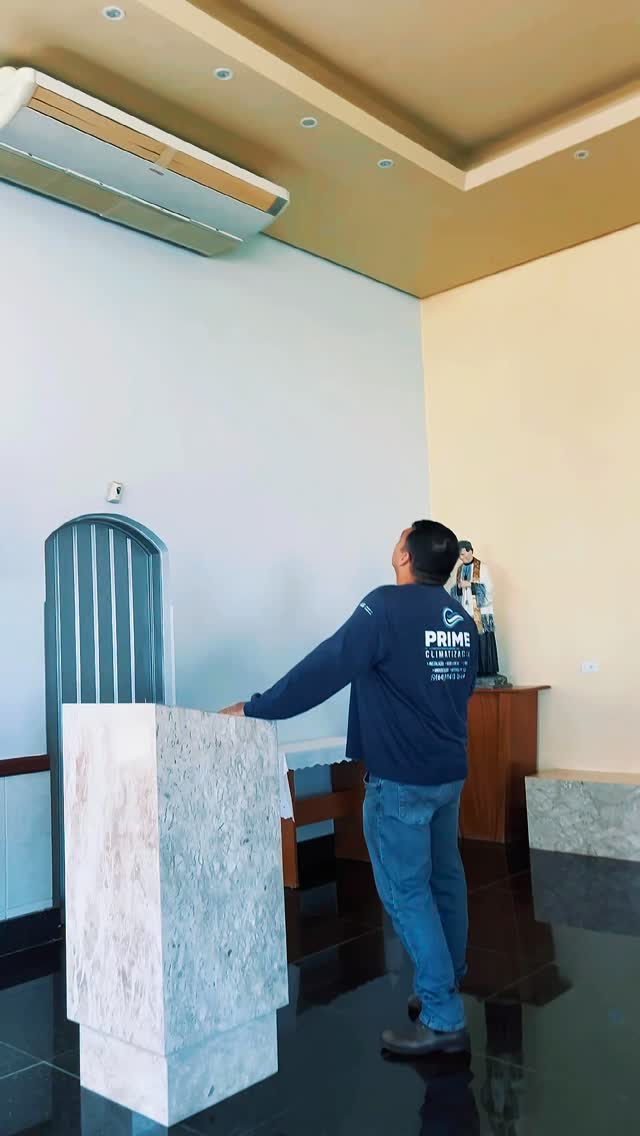 Instalação de split em capela